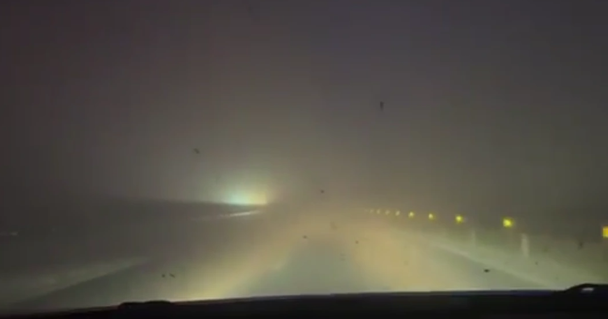 Tạm cấm đường cao tốc Mai Sơn - QL45 do sương mù dày đặc