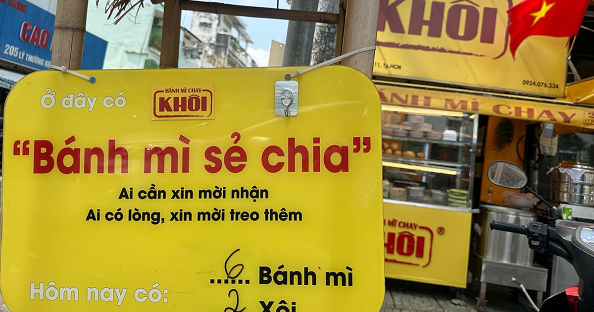 Lan tỏa trên mạng xã hội: 'Bánh mì sẻ chia' ở TP.HCM