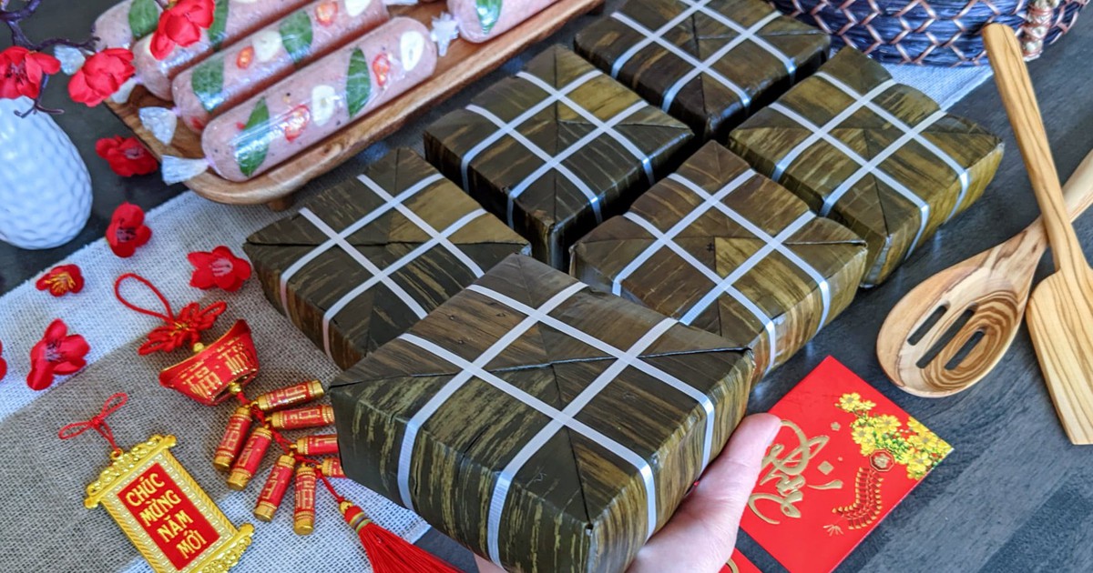 Ở Mỹ không có khuôn gói bánh chưng, mẹ Việt nghĩ cách thay thế đầy bất ngờ