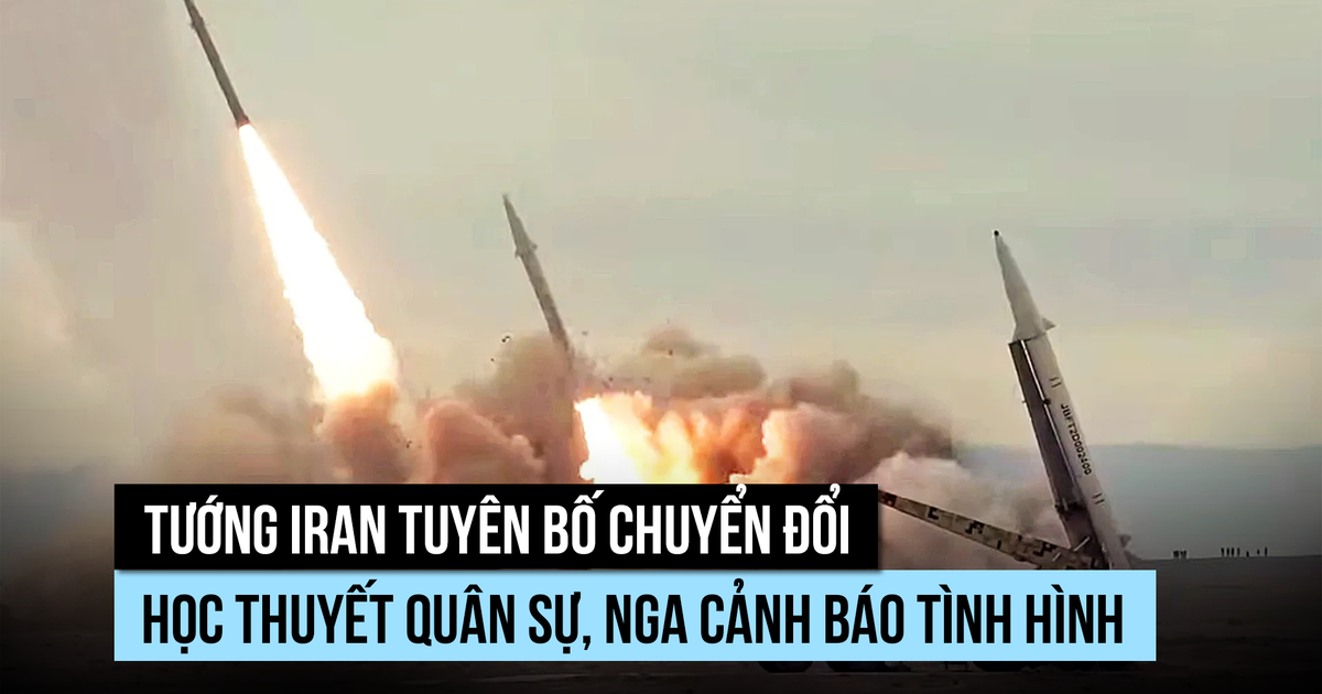 Tướng Iran tuyên bố nâng cấp kho tên lửa, chuyển đổi học thuyết quân sự