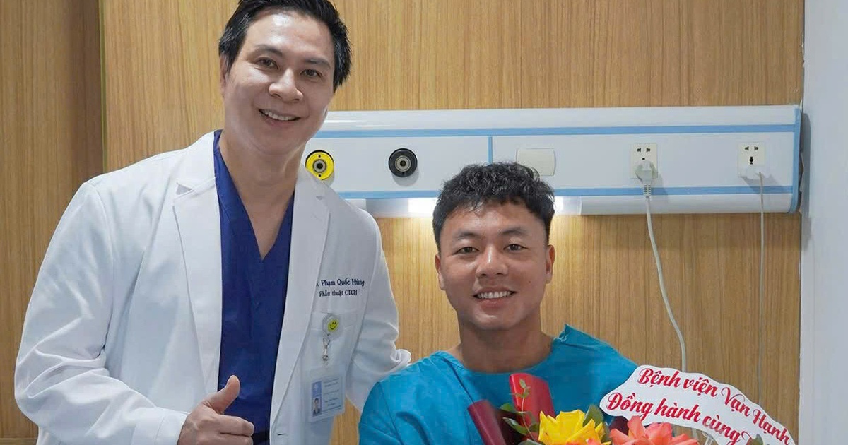 Người hùng U.23 Việt Nam Nguyễn Thái Sơn được phẫu thuật thành công, khi nào trở lại?