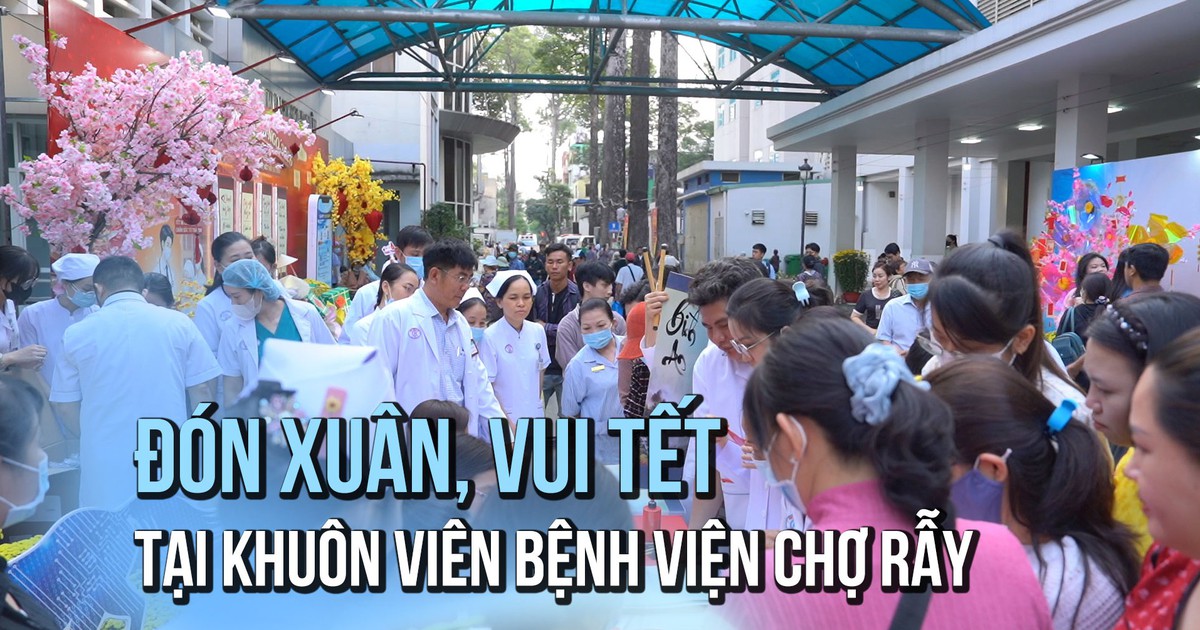 Đường hoa xuân Bệnh viện Chợ Rẫy: ‘Liều thuốc’ tinh thần cho bệnh nhân xa nhà