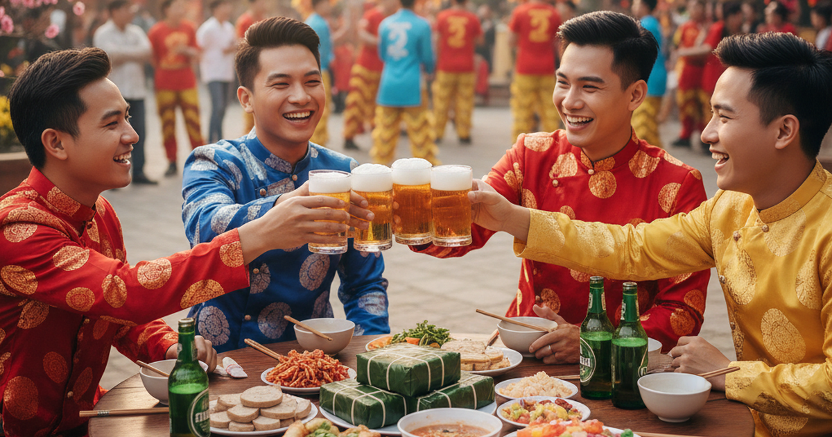 'Văn hóa rượu bia' ngày tết: Vui thôi đừng vui quá