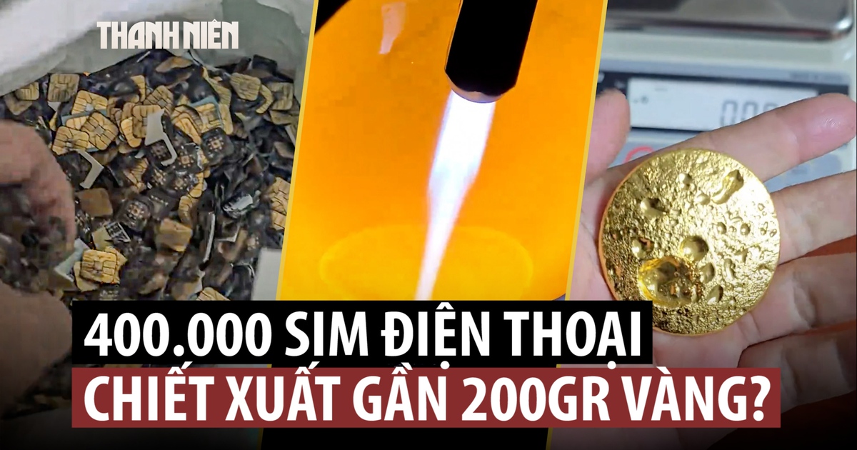 Bất ngờ ‘nhà giả kim’ biến thẻ SIM ra vàng ở Trung Quốc