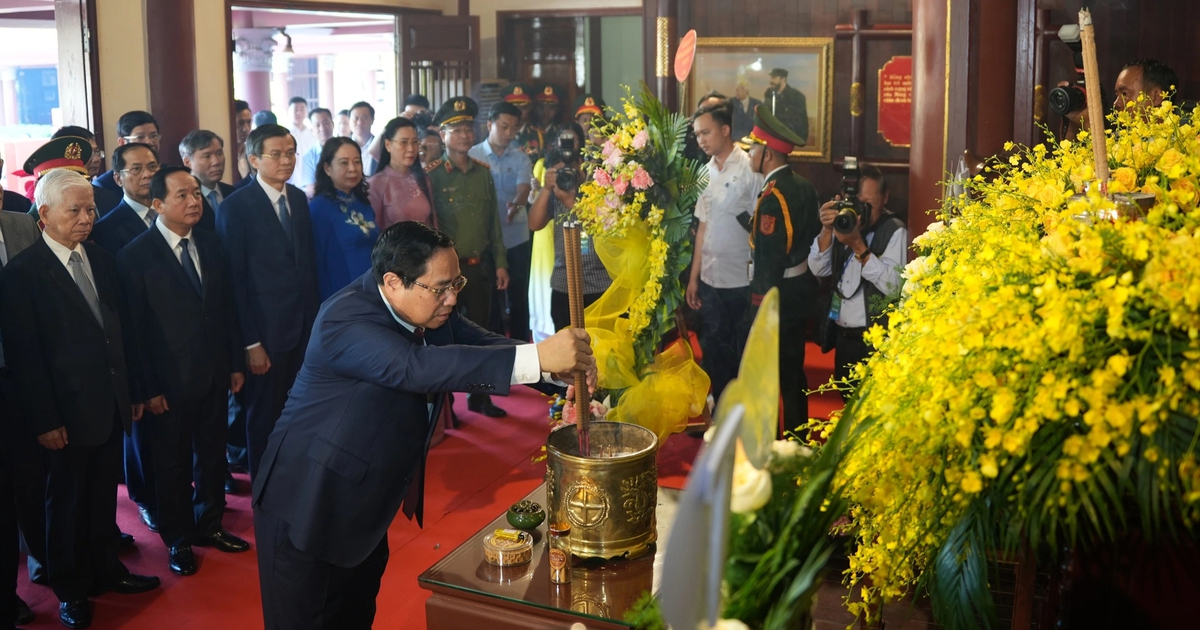 Thủ tướng Phạm Minh Chính: Trân trọng kế thừa, phát huy di sản của Thủ tướng Phạm Văn Đồng