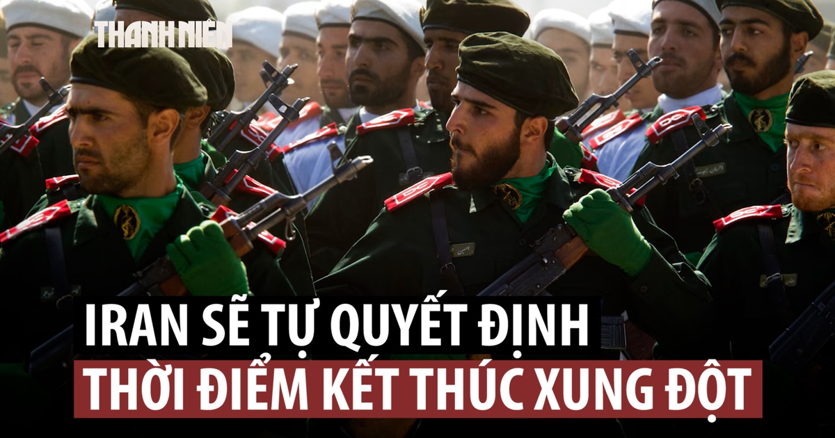 Vệ binh Cách mạng Iran nói tự quyết định thời điểm ngừng chiến