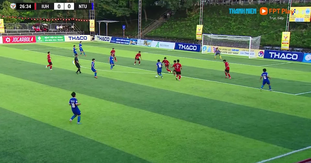 Highlight Trường ĐH Nha Trang 1-1 Trường ĐH Công nghiệp TP.HCM: Rượt đuổi kịch tính