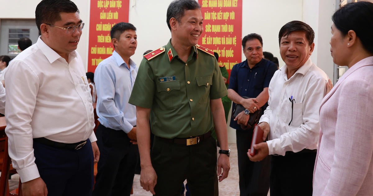 Thiếu tướng Tạ Văn Đẹp: Quyết tâm xây dựng phường Tam Bình không ma túy