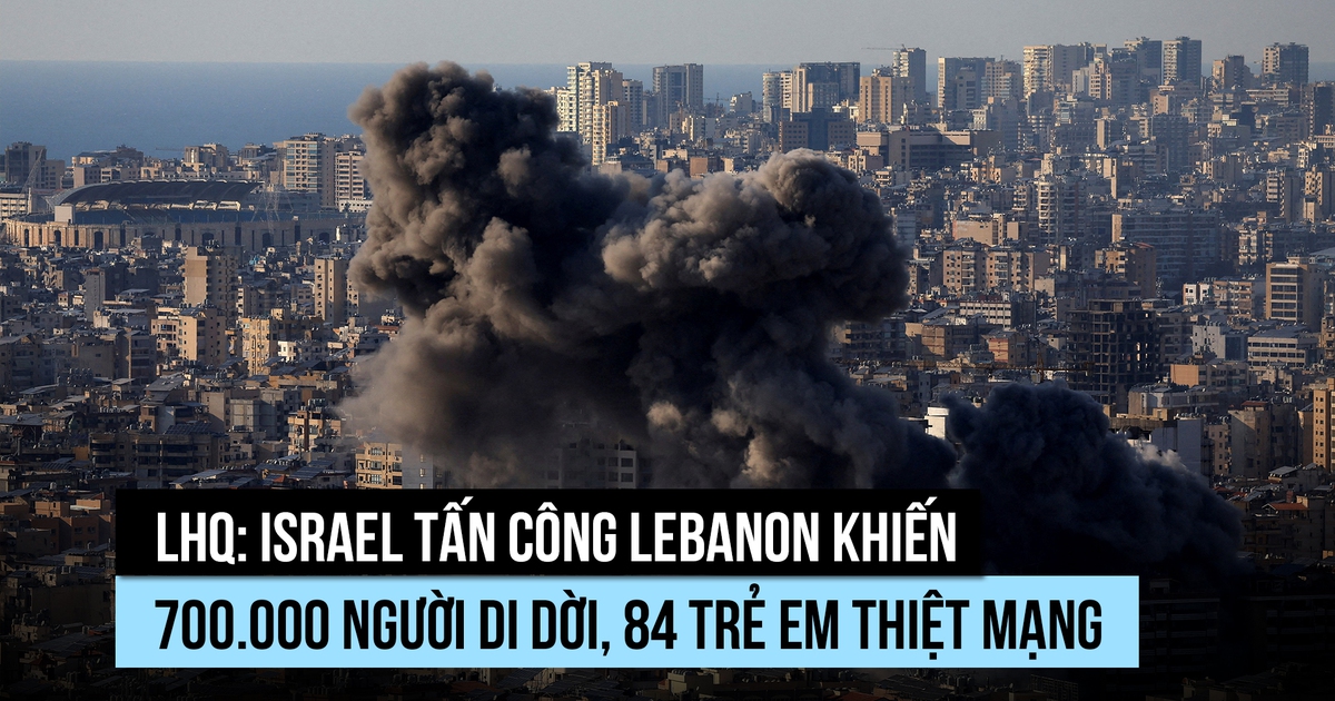 84 trẻ em thiệt mạng ở Lebanon vì Israel oanh tạc