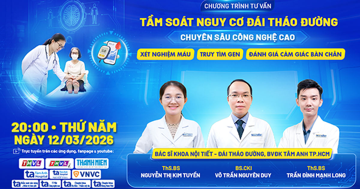 Xét nghiệm máu - Truy tìm gien - Đánh giá cảm giác bàn chân