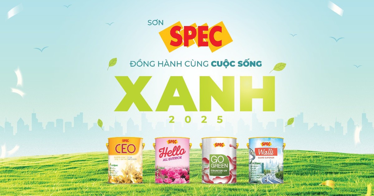 Chương trình 'Sơn SPEC - Đồng hành cùng cuộc sống xanh’ công bố khách hàng trúng thưởng