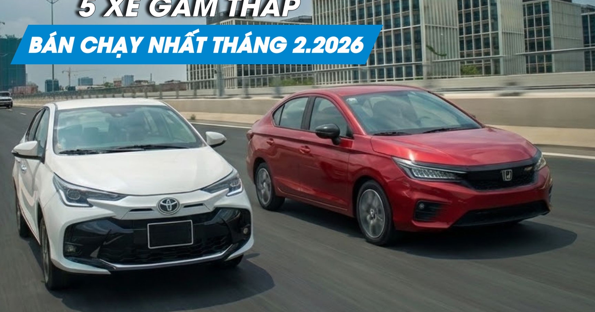 Người Việt mua xe sedan nào nhiều nhất tháng 2.2026?