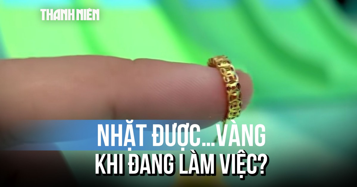 Nhân viên khu vui chơi nhặt được bông tai vàng khi đang làm việc