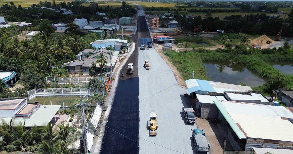 Đường hơn 2.400 tỉ kết nối Đồng Tháp với các tỉnh tăng tốc về đích