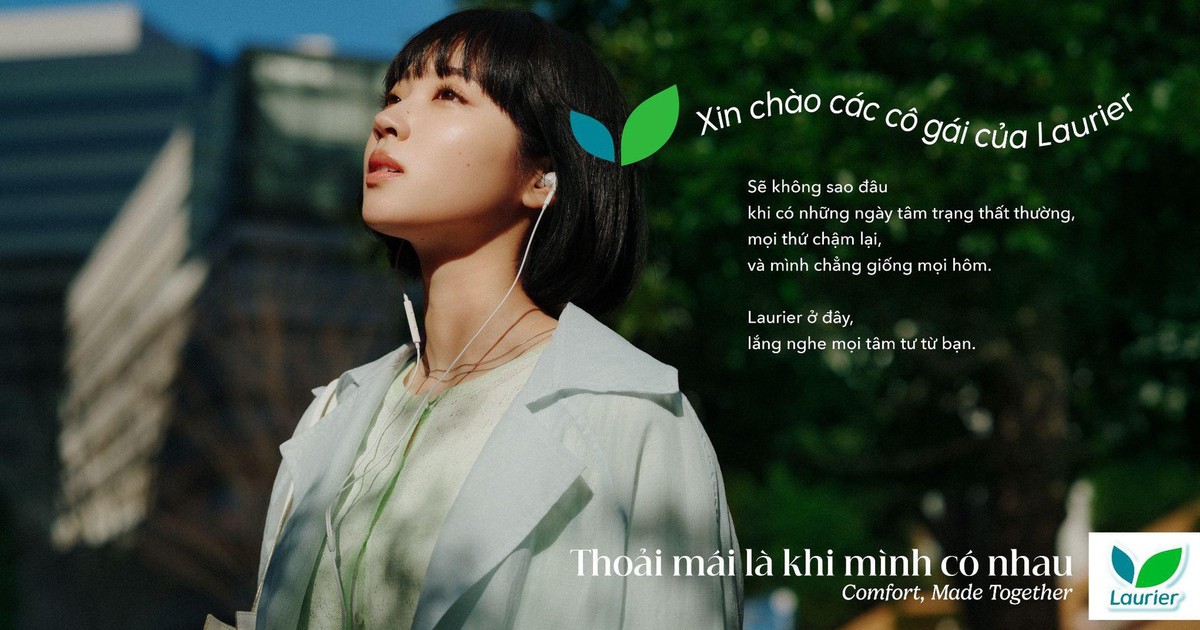 ‘Thoải mái là khi mình có nhau’ - Laurier khuyến khích cởi mở về kỳ kinh nguyệt
