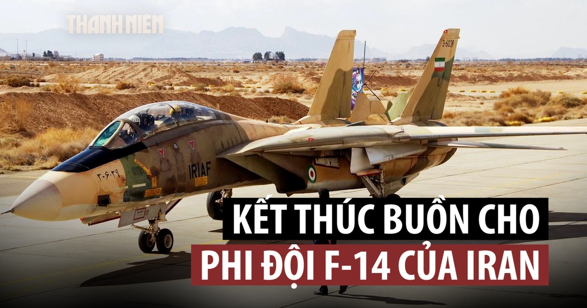 Huyền thoại F-14 nhận kết cục buồn, không quân Iran suy sụp vì Mỹ-Israel đánh phá