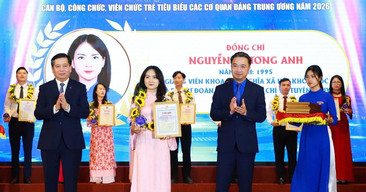 Tháng Thanh niên: Tuyên dương 40 cán bộ, công chức, viên chức trẻ tiêu biểu