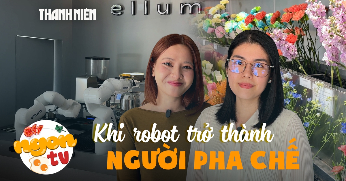 Robot pha cà phê tại TP.HCM: ‘Tự hào được xây dựng bởi đội ngũ Việt Nam’