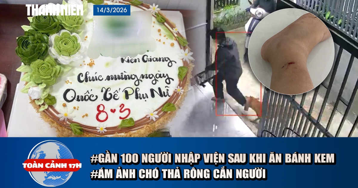 Toàn cảnh 17h: Gần 100 người nhập viện sau khi ăn bánh kem | Nỗi ám ảnh chó thả rông cắn người