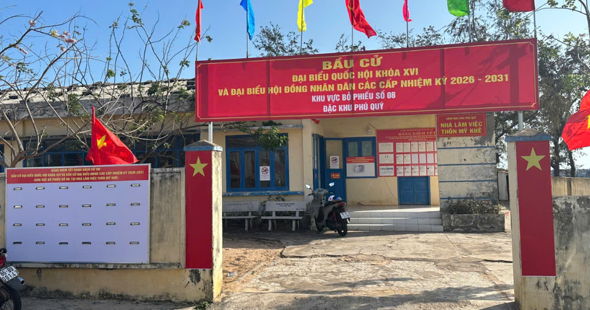 Bầu cử Quốc hội: Đặc khu Phú Quý đã sẵn sàng cho ngày hội non sông