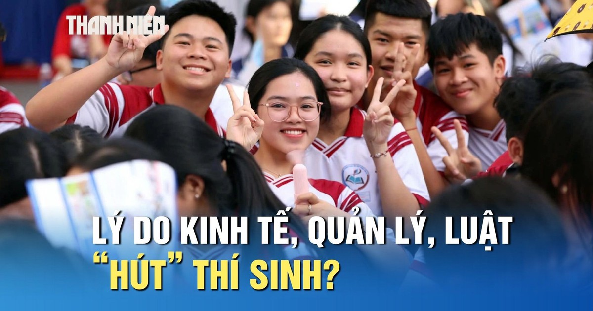 Vì sao khối ngành kinh tế, quản lý, luật 'hút' thí sinh?