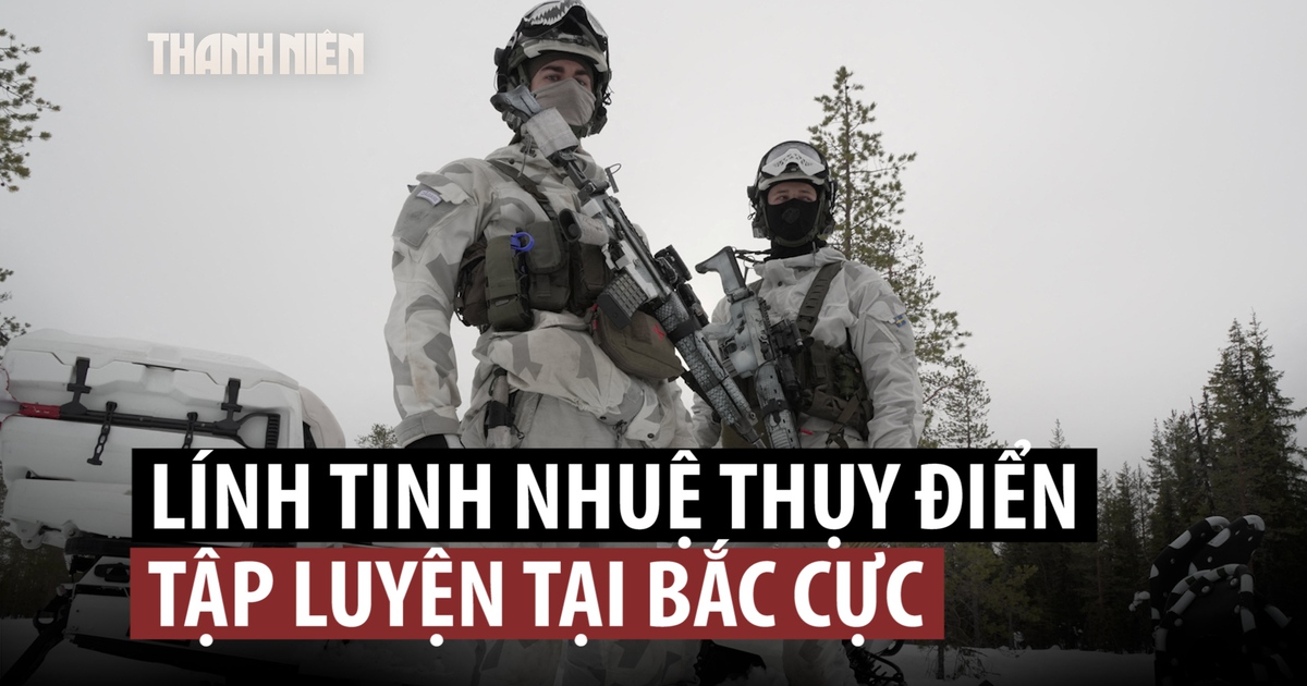 Lính tinh nhuệ  Thụy Điển huấn luyện tại Bắc Cực