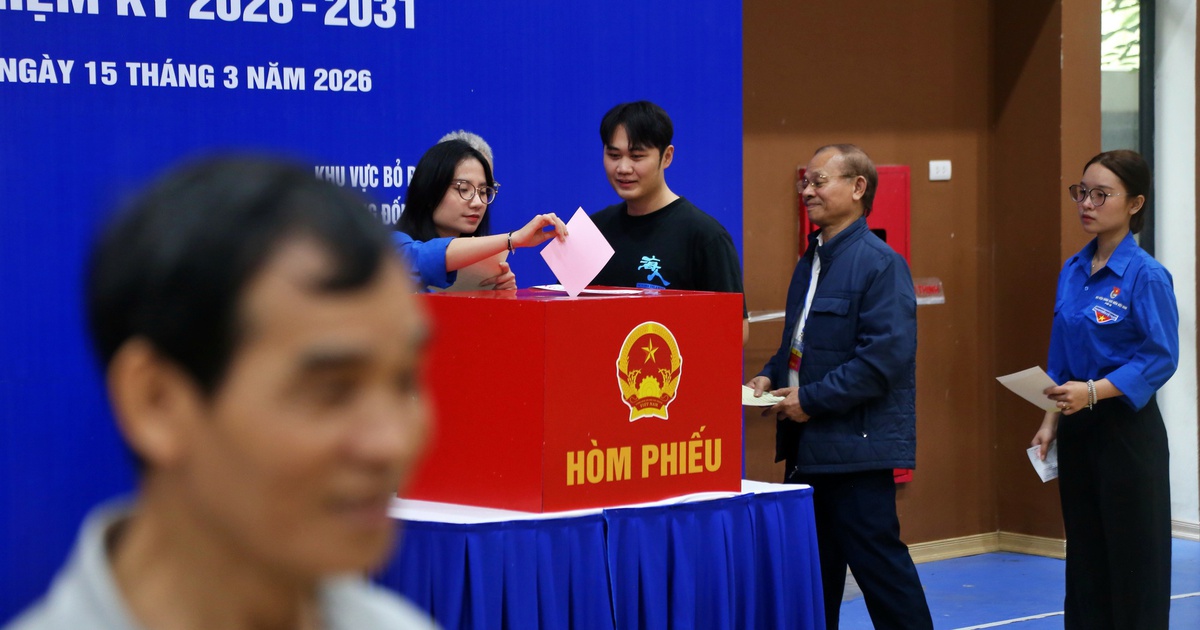 Hà Nội: Phường có hơn 6 vạn cử tri vận hành thử quy trình bỏ phiếu bầu cử