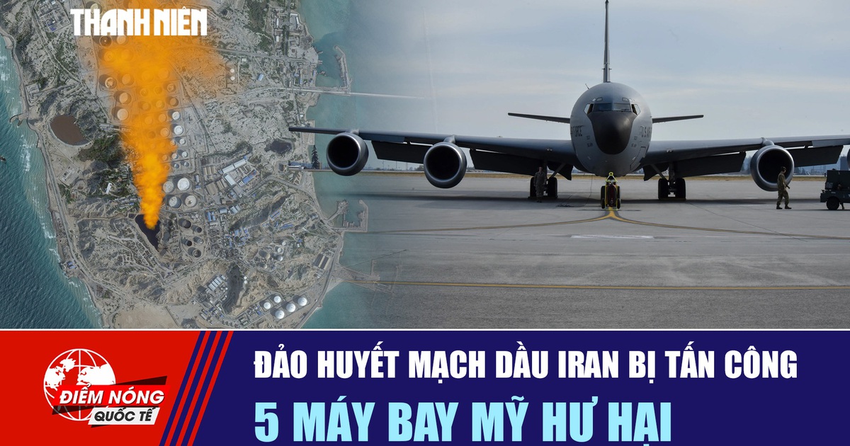Tiêu điểm quốc tế ngày 15.3: Đảo huyết mạch dầu Iran bị tấn công | 5 máy bay Mỹ hư hại