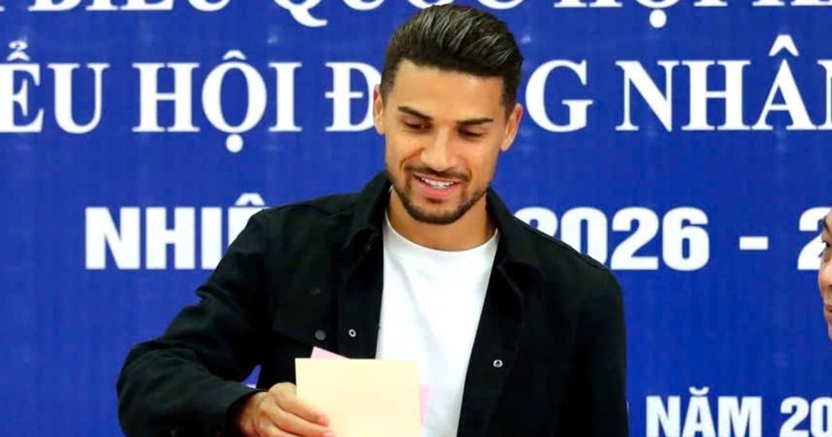 Đỗ Hoàng Hên hào hứng đi bầu cử: Trách nhiệm lớn lao với Tổ quốc Việt Nam