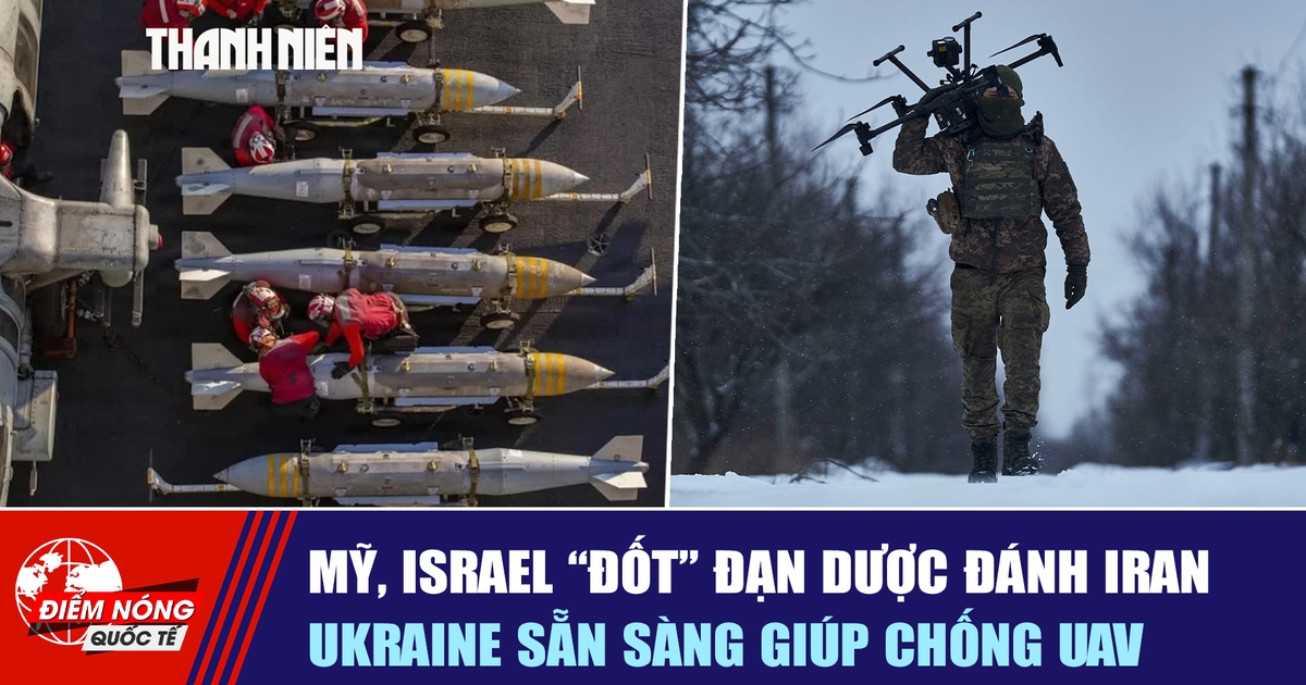 Tiêu điểm quốc tế ngày 16.3: Mỹ, Israel 'đốt' đạn dược đánh Iran | Ukraine sẵn sàng giúp chống UAV