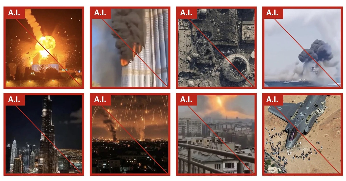 AI trở thành vũ khí thao túng thông tin trong xung đột Trung Đông