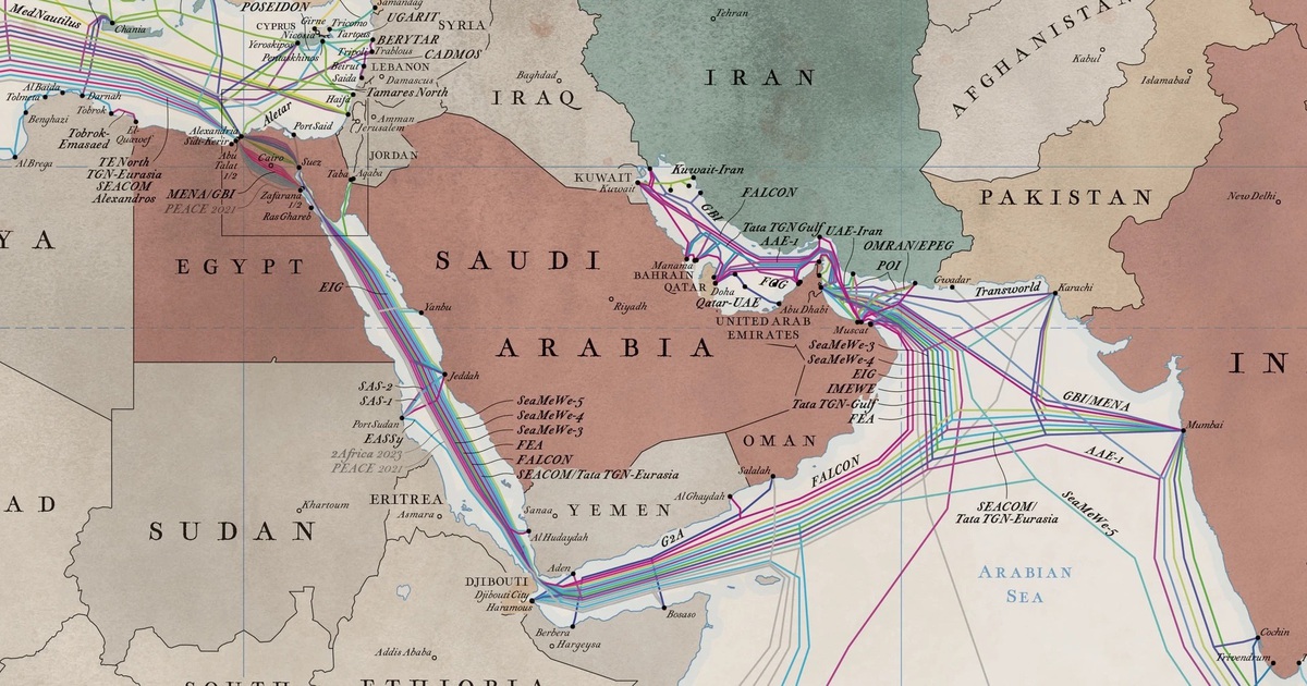 Vùng Vịnh xây dựng hạ tầng internet mới để giảm rủi ro eo biển Hormuz