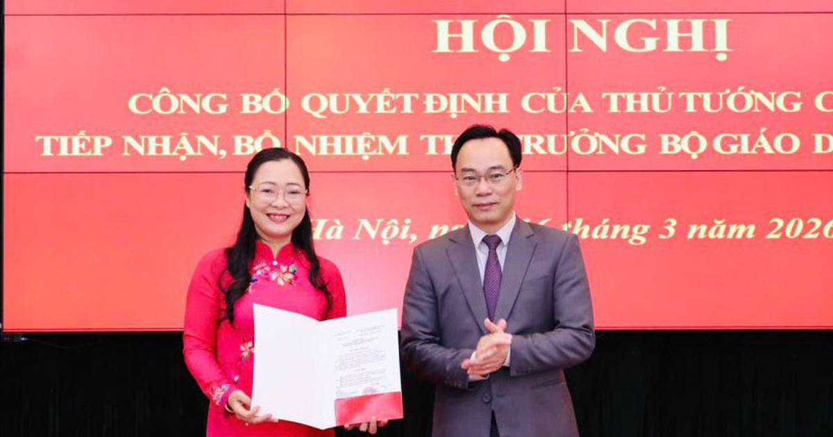 Nữ thứ trưởng mới của Bộ GD-ĐT phụ trách lĩnh vực nào?