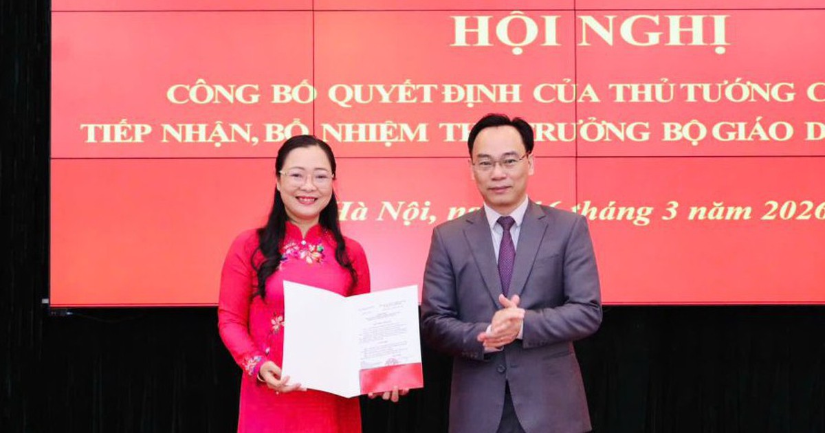 Nữ thứ trưởng mới của Bộ GD-ĐT phụ trách lĩnh vực nào?