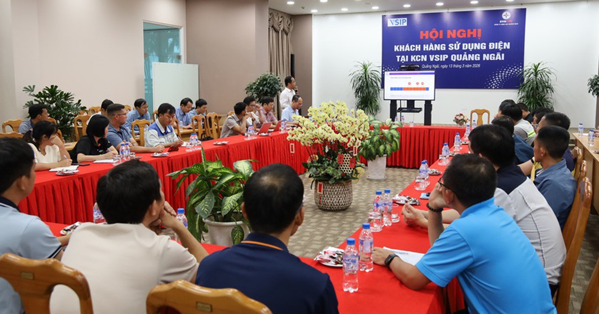 PC Quảng Ngãi gặp gỡ doanh nghiệp KCN VSIP, cam kết nâng chất lượng điện