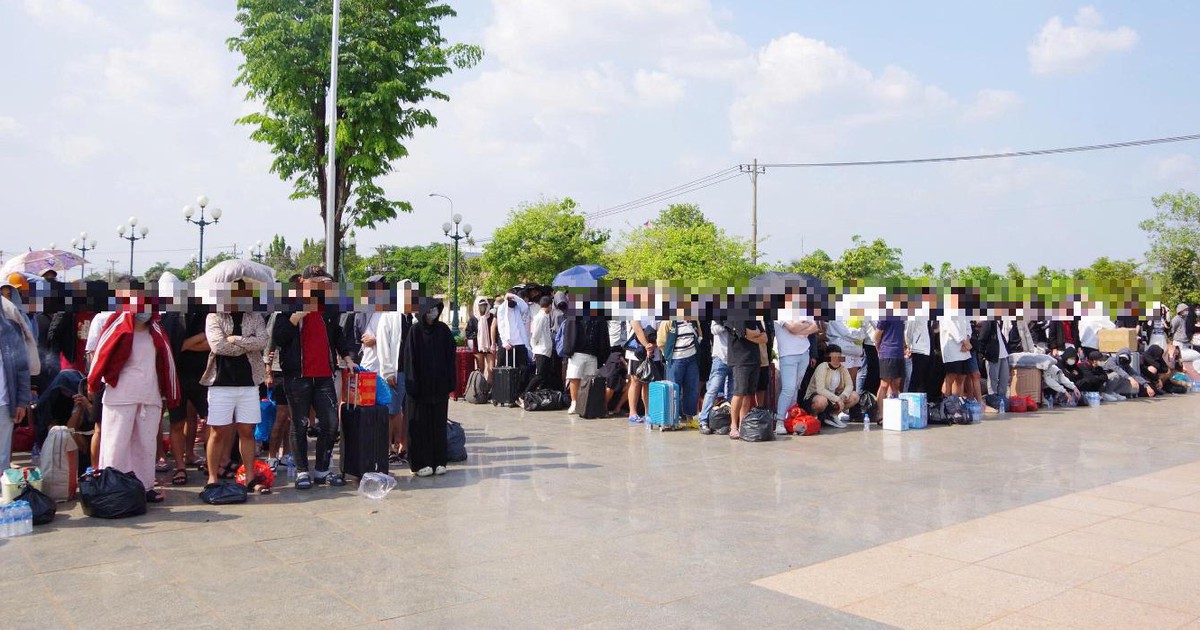 Tiếp nhận 344 công dân Việt Nam từ phía Campuchia bàn giao