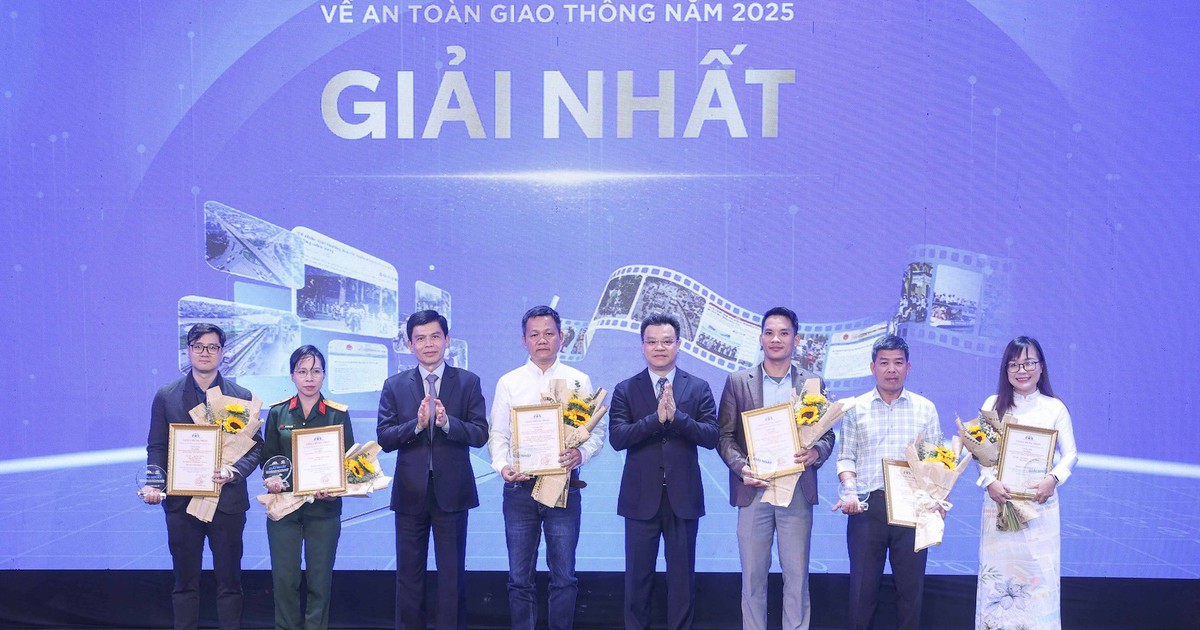 Báo Thanh Niên đoạt giải nhất giải báo chí về an toàn giao thông 2025