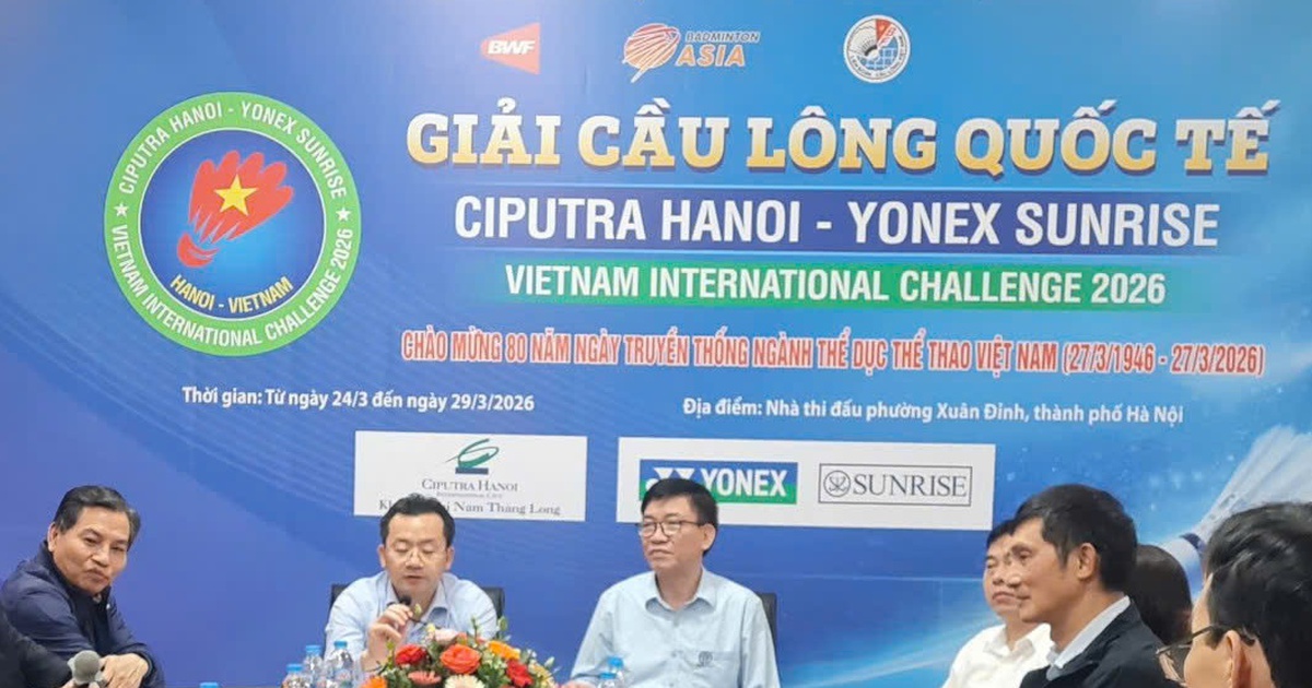 Giải cầu lông Ciputra Hà Nội hứa hẹn hấp dẫn, quy tụ nhiều tay vợt giỏi quốc tế