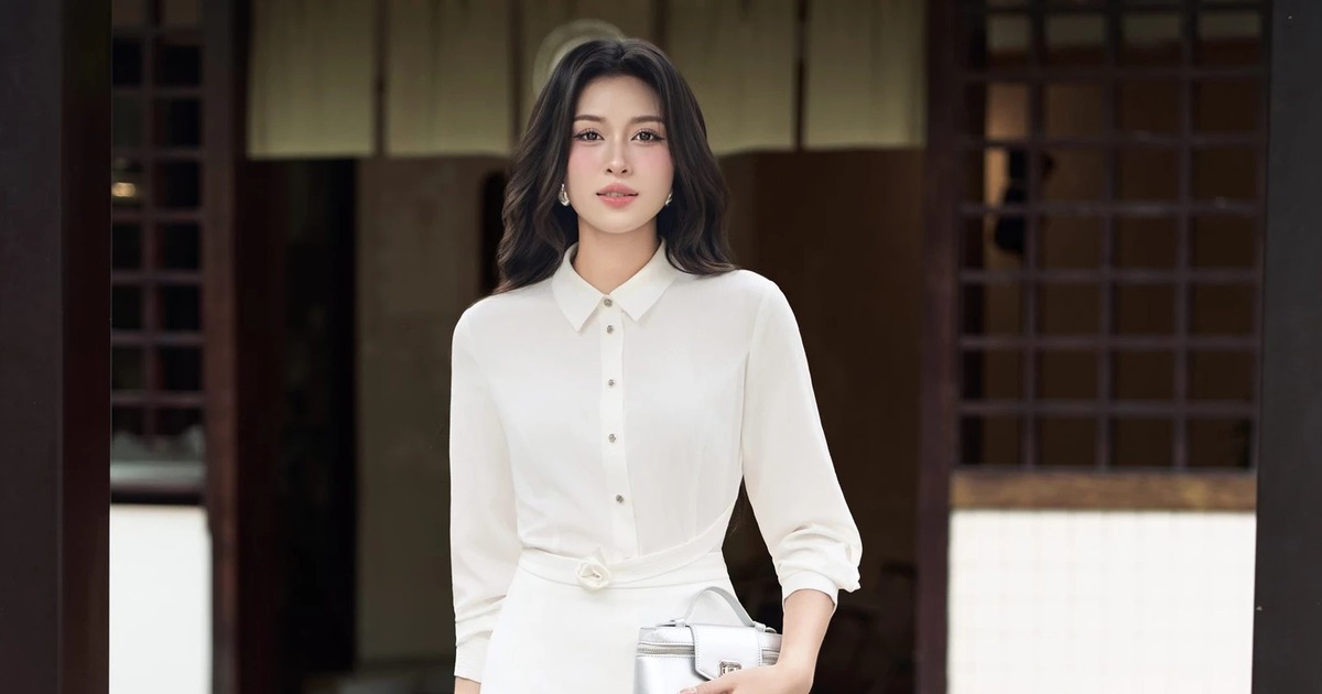 Diện áo sơ mi lụa ít nhăn, tăng vẻ chỉn chu nơi công sở