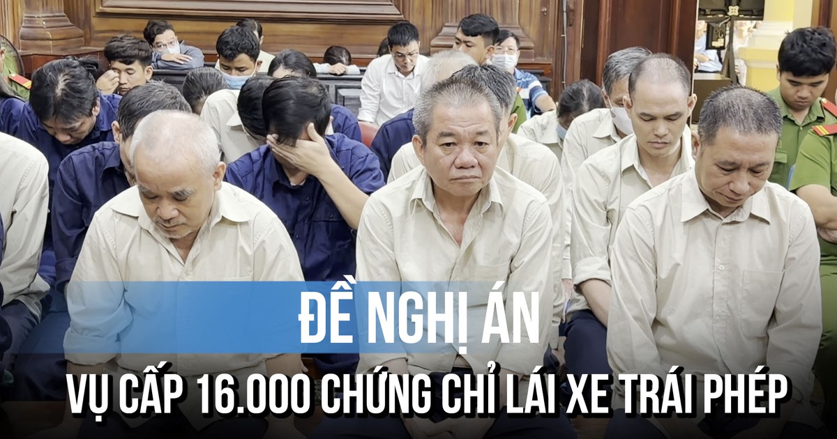 Cấp chứng chỉ lái xe trái phép cho gần 16.000 người: 1 cựu giám đốc bị đề nghị 30 năm tù