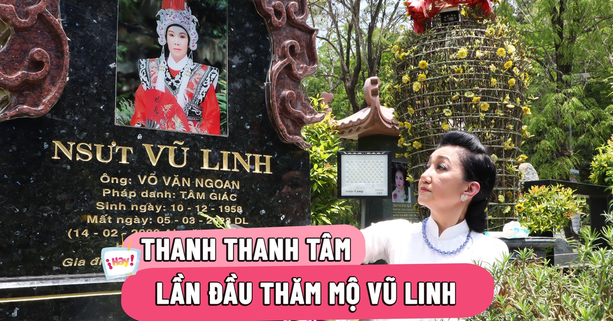 Thanh Thanh Tâm viếng mộ Vũ Linh, bật khóc nhớ kỷ niệm xưa