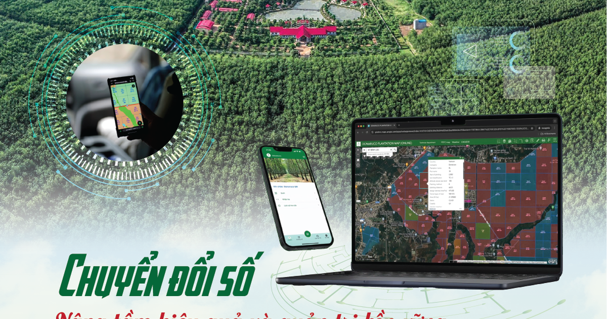 VRG đẩy mạnh chuyển đổi số, hướng tới ngành cao su hiện đại