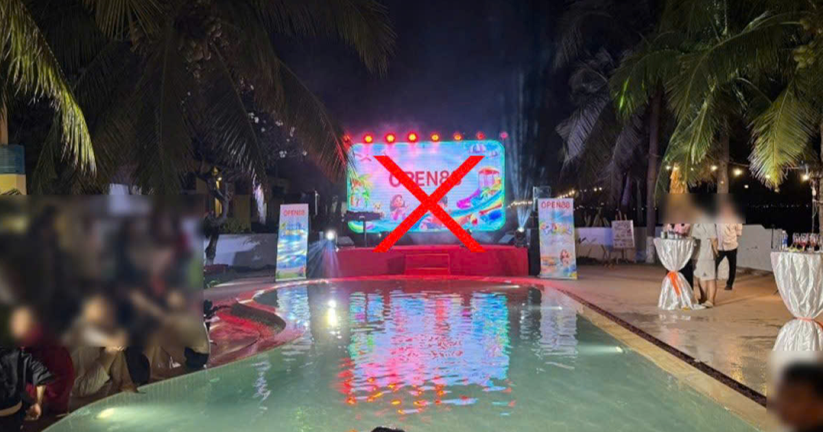 Thuê resort ở Mũi Né để làm sự kiện quảng cáo trang web cá cược trái pháp luật