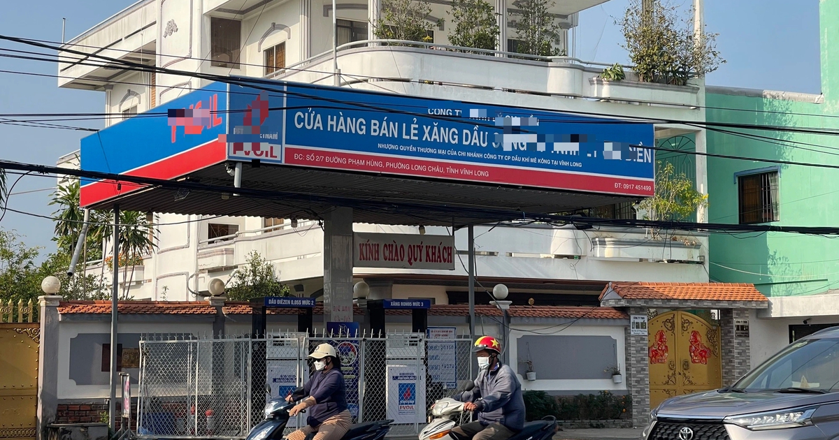 Xử phạt cửa hàng xăng dầu tại Vĩnh Long tự ý ngưng bán hàng