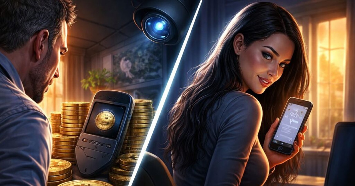 Vợ lắp camera quay lén để trộm hơn 2.300 Bitcoin của chồng