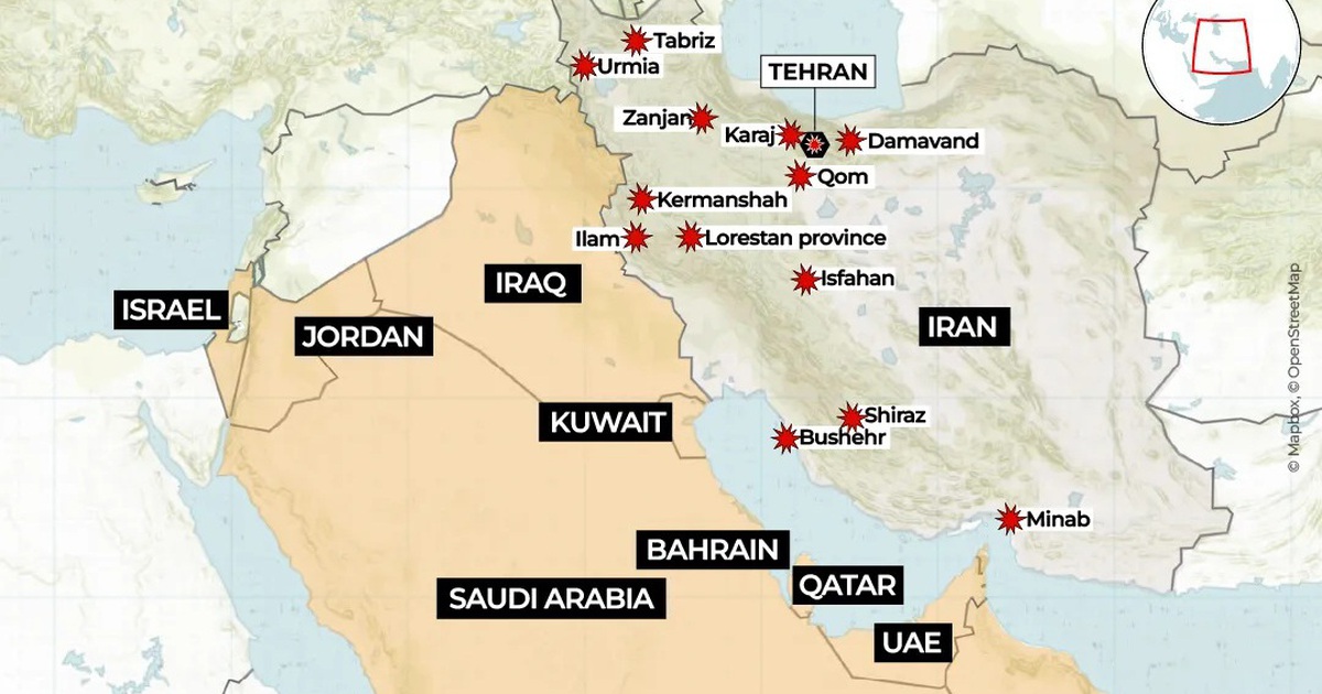Căng thẳng lan rộng, nhiều nơi ở Trung Đông bị tấn công