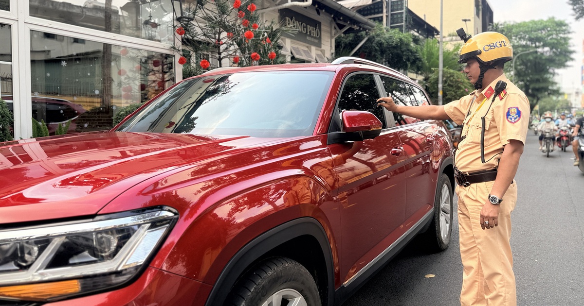 Danh sách ô tô dừng đỗ sai quy định bị CSGT Hàng Xanh phạt nguội tháng 2.2026