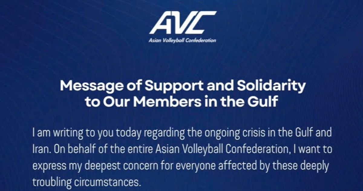 Chủ tịch AVC gửi thư chia buồn sau vụ 20 nữ VĐV bóng chuyền Iran thiệt mạng vì không kích