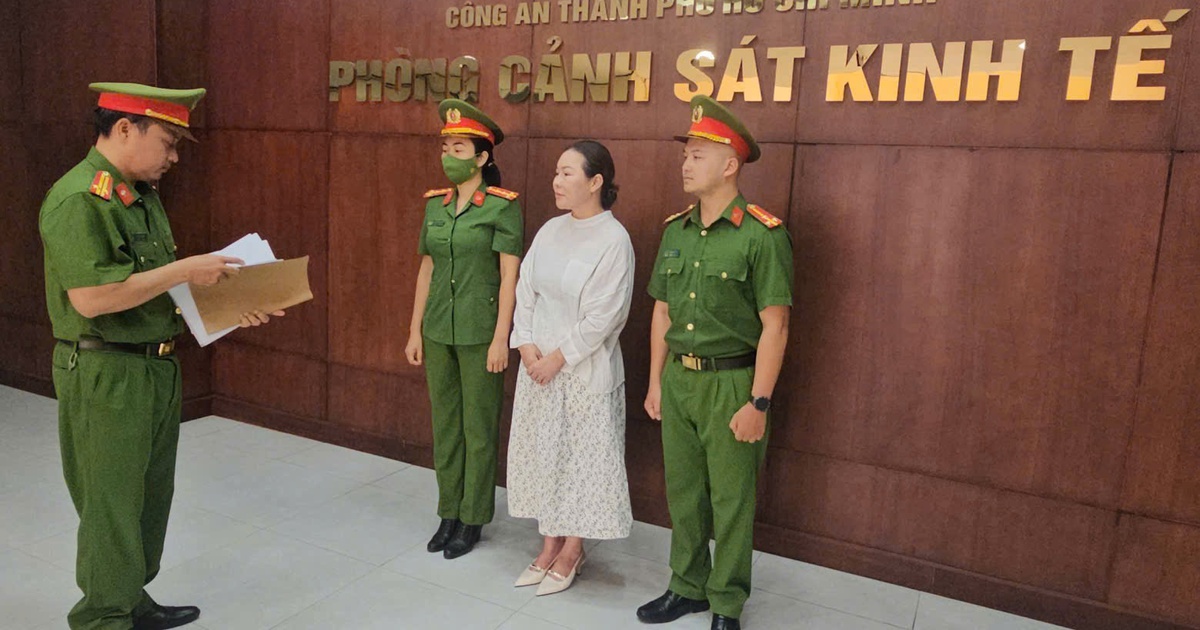 Công an TP.HCM bắt nữ Giám đốc Công ty Đảo Vàng Nguyễn Ngọc Tiền