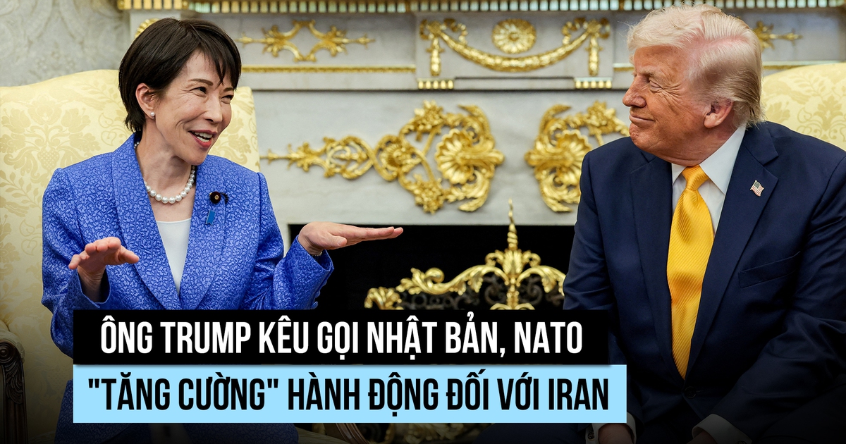 Ông Trump kêu gọi Nhật Bản, NATO 'hành động mạnh mẽ' đối với Iran